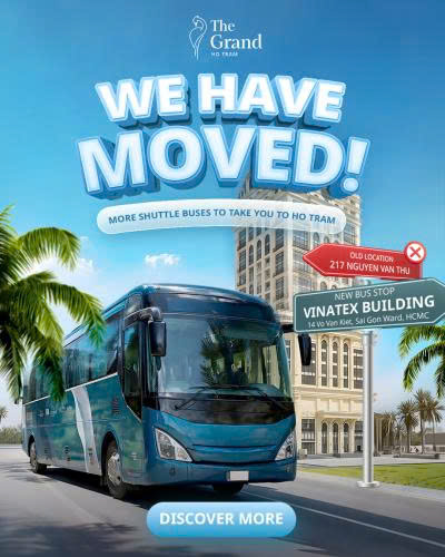 The Grand Hồ Tràm resort hồ tràm có xe đưa đón khách du lịch resort-ho-tram-co-xe-dua-don