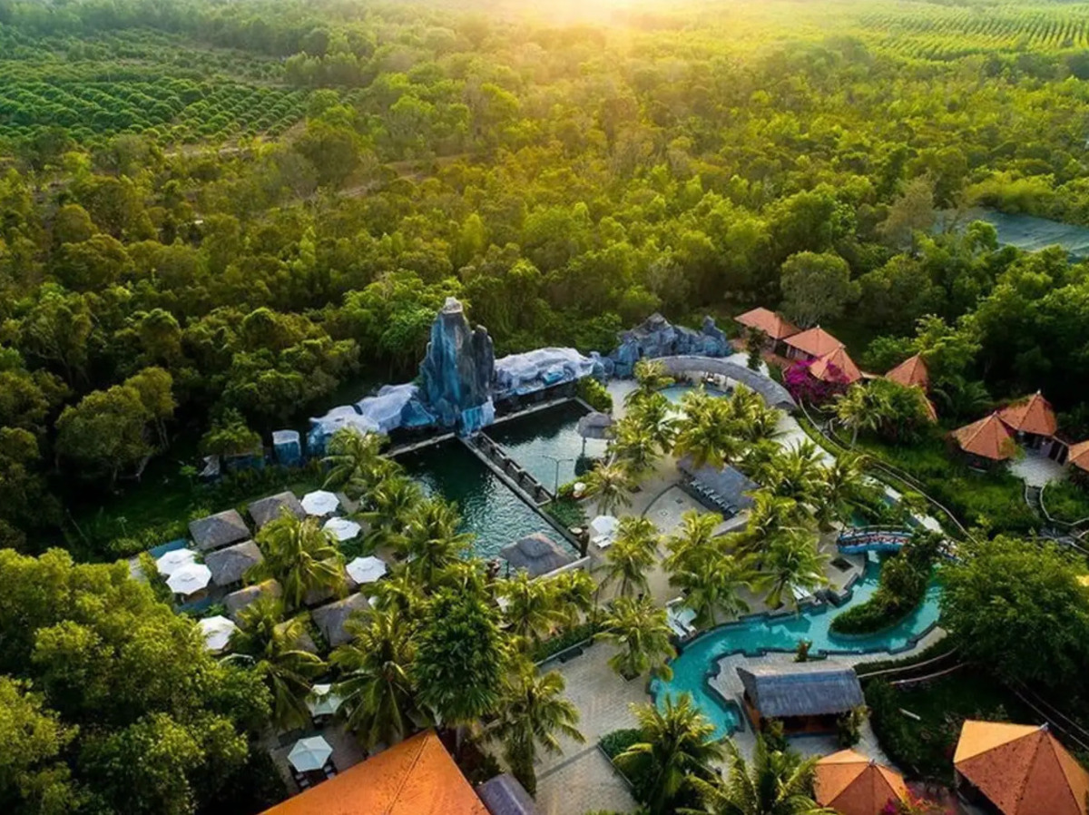 Bình Châu là khu du lịch suối khoáng nóng và rừng nguyên sinh sân bay long thành vị trí