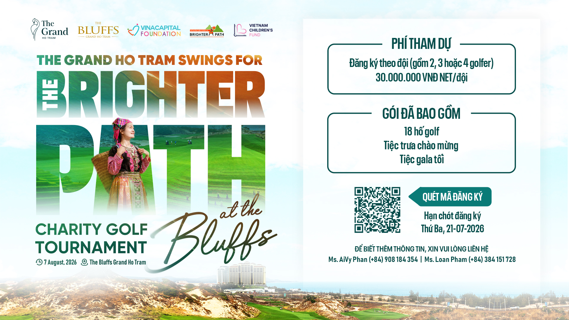 Sự kiện “The Grand Ho Tram Swings for a Brighter Path at The Bluffs”