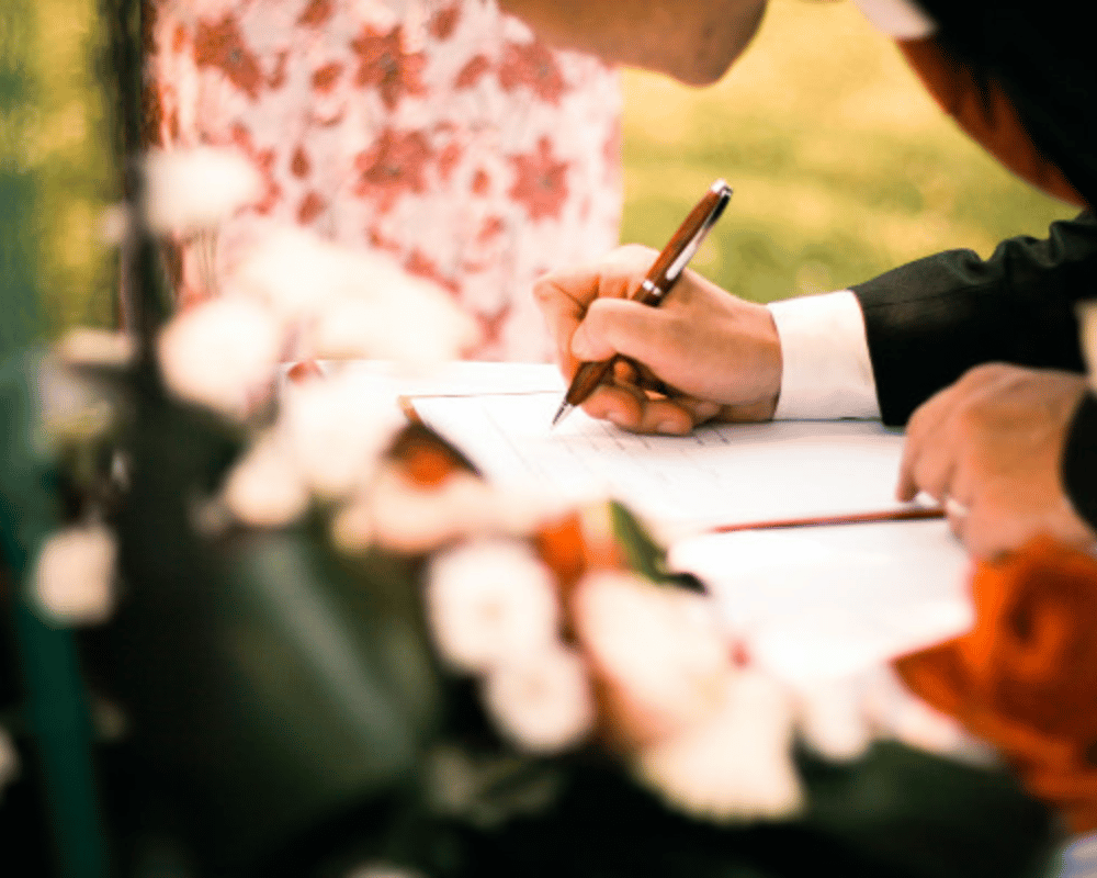 outdoor wedding