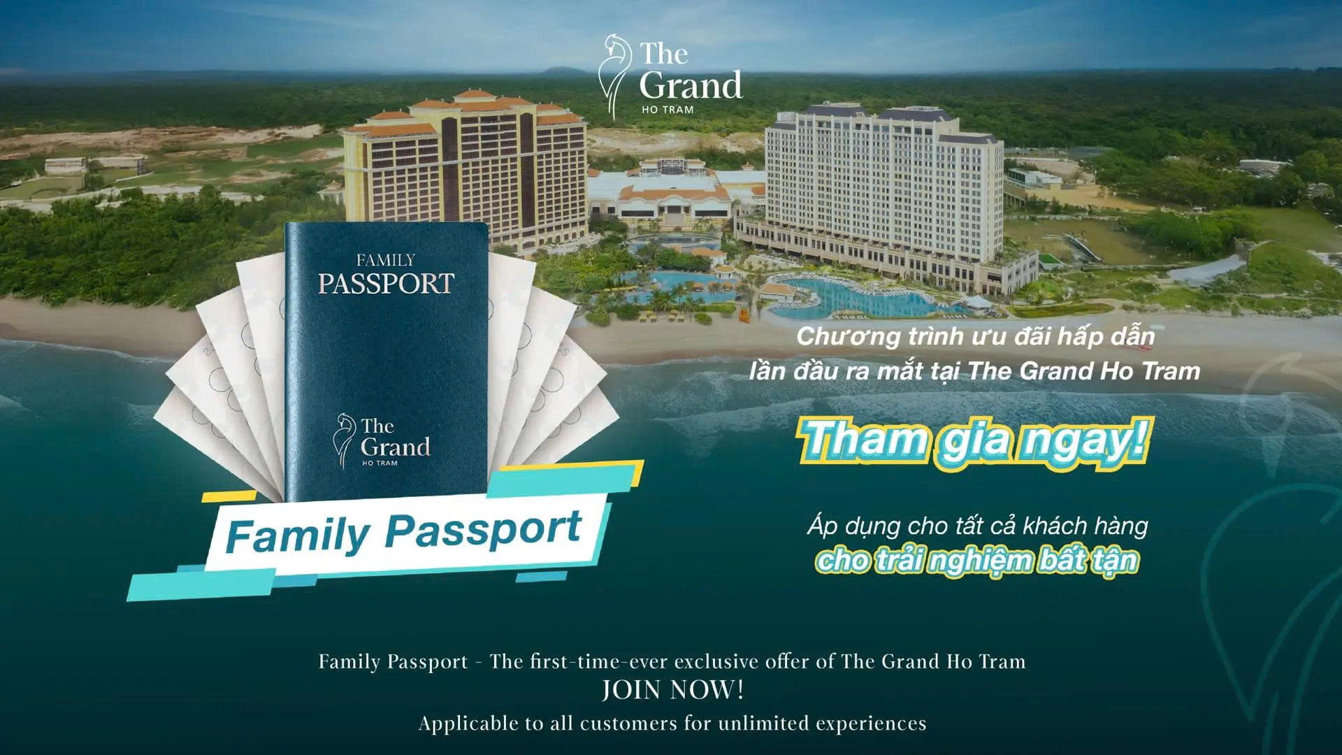 Couple tận hưởng không gian nghỉ dưỡng bên biển tại The Grand Ho Tram đặt phòng khách sạn Hồ Chí Minh