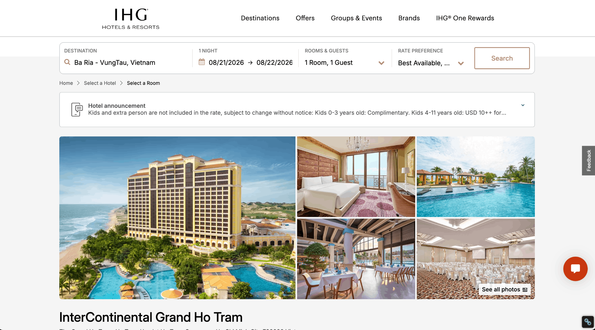 Book a Ho Tram resort