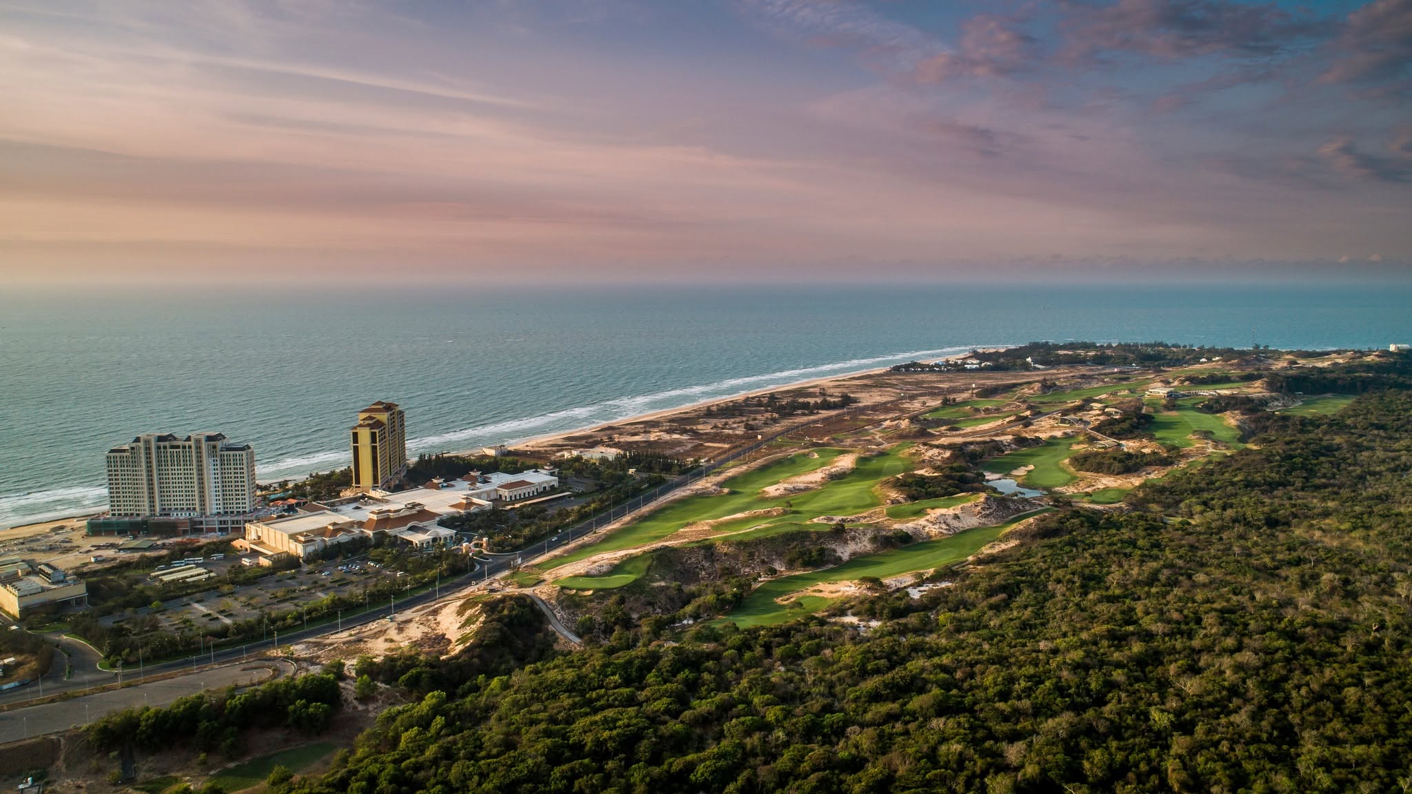 Scenic coastal road in Ho Tram surrounded by natural beauty ho tram vung tau