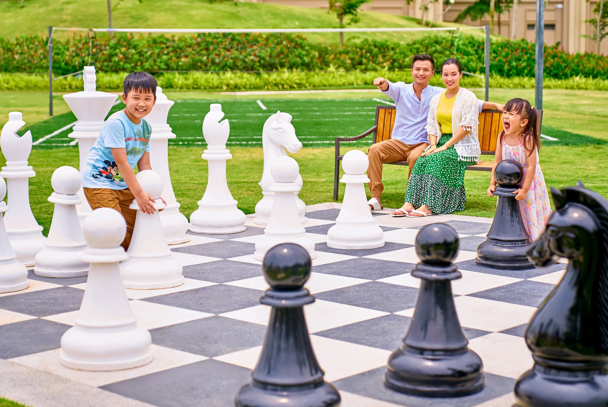 Guests enjoying entertainment activities at The Grand Ho Tram Hotel Deals